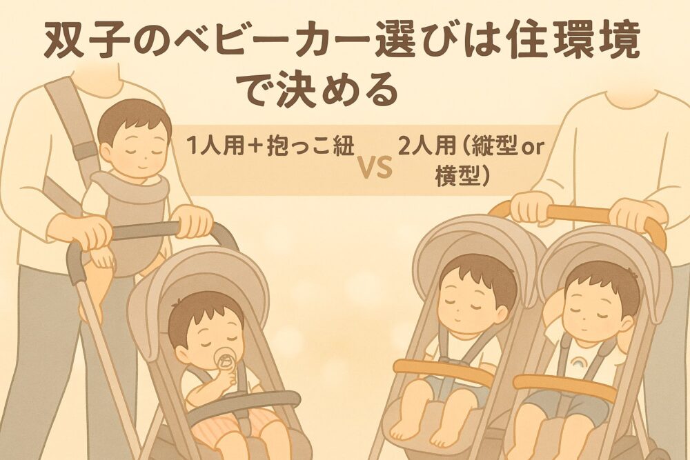 双子のベビーカー選び